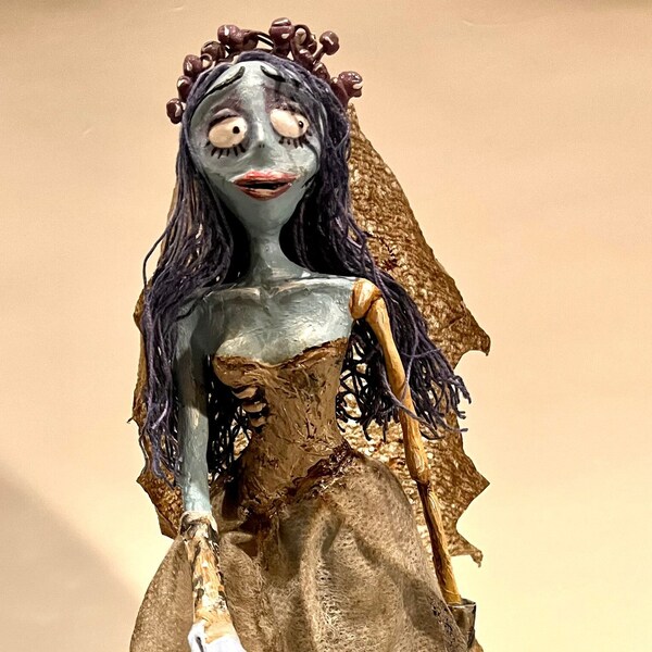 Escultura de la novia cadáver realizada por Marmigas